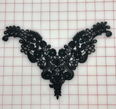 Applique - Venise Lace Black